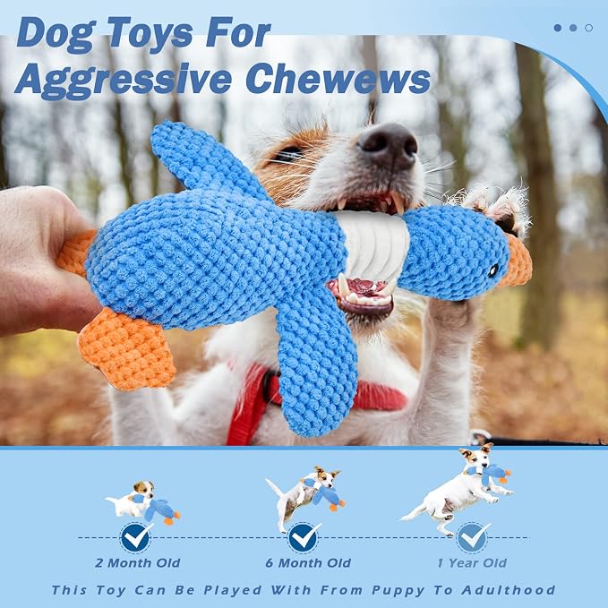Vitscan Upgraded Goose Indestructible Dog Toys for Aggressive Chewer (Copy)