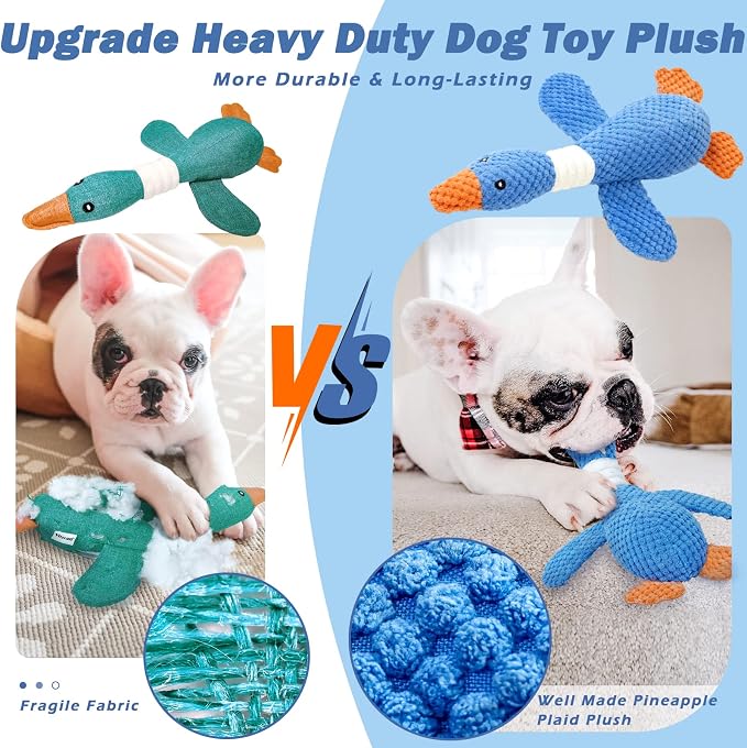 Vitscan Upgraded Goose Indestructible Dog Toys for Aggressive Chewer (Copy)